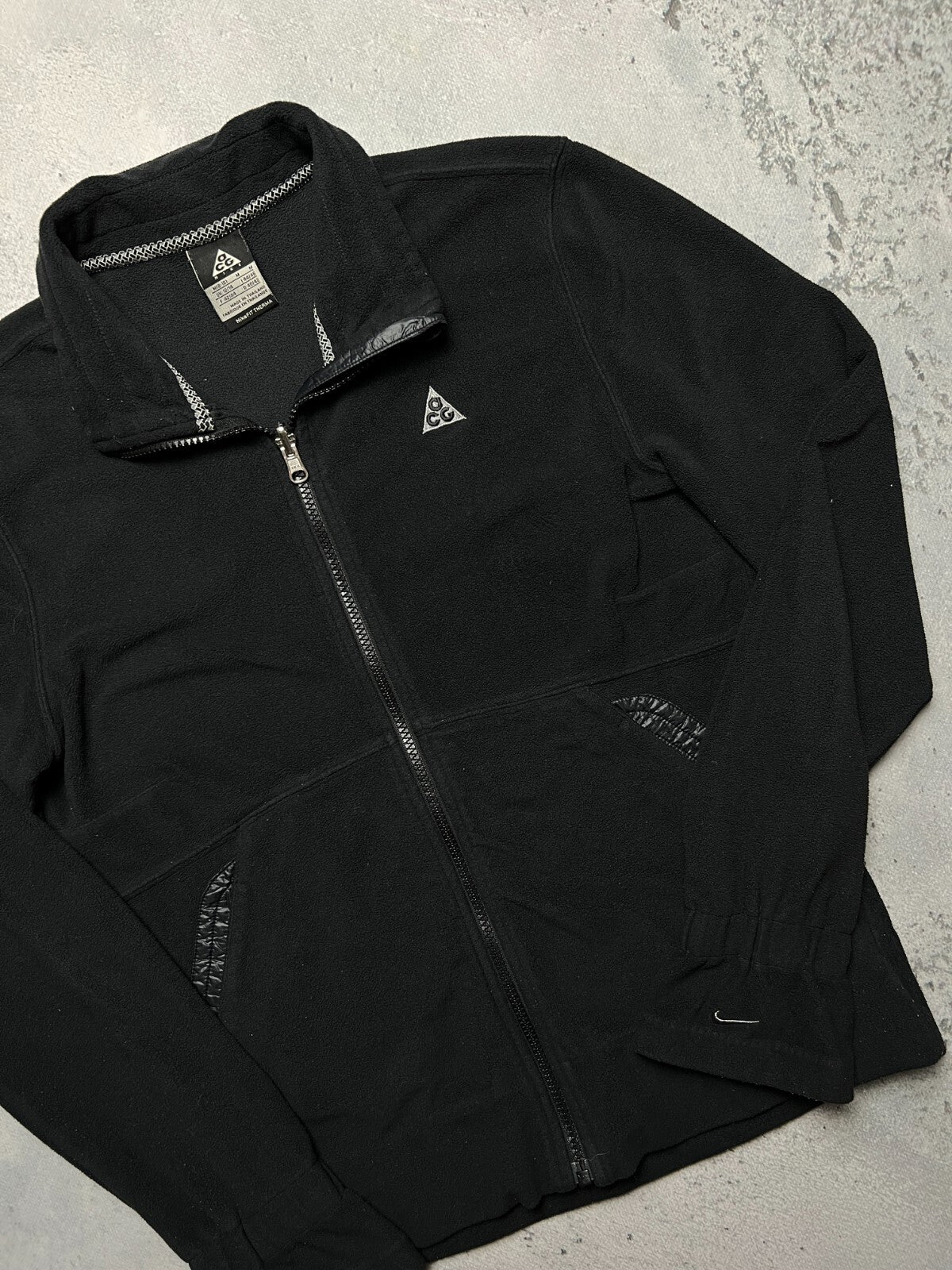 Nike ACG Nike-Fit Vintage Teddy Fleece Polar Zip-Up Swoosh