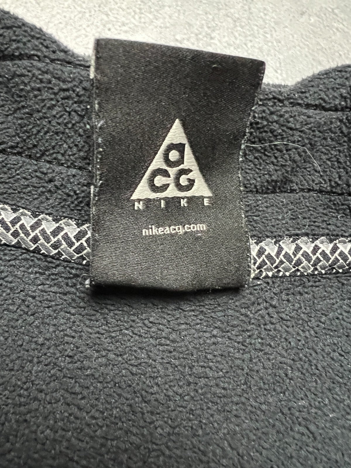 Nike ACG Nike-Fit Vintage Teddy Fleece Polar Zip-Up Swoosh