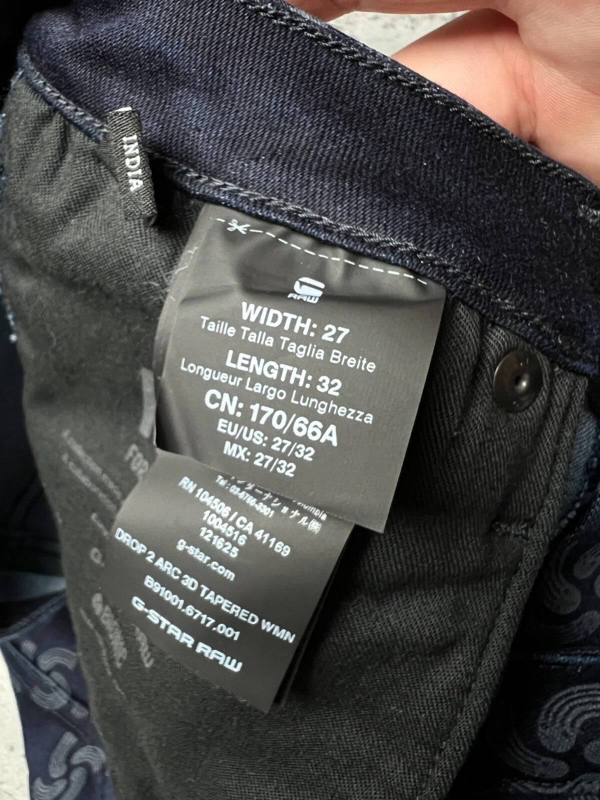 G-Star Raw Drop 2 ARC 3D Slim Tapered Pants y2k Avant Garde