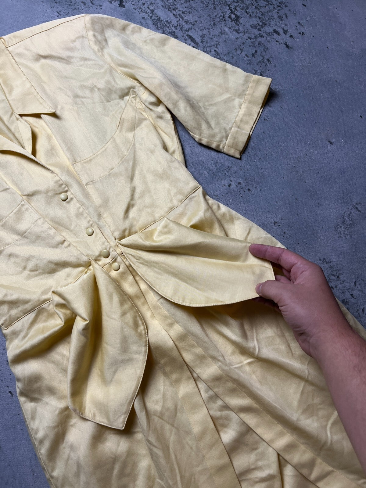 1980s Vintage Thierry Mugler Summer Shirt Dress Skirt Luxury
