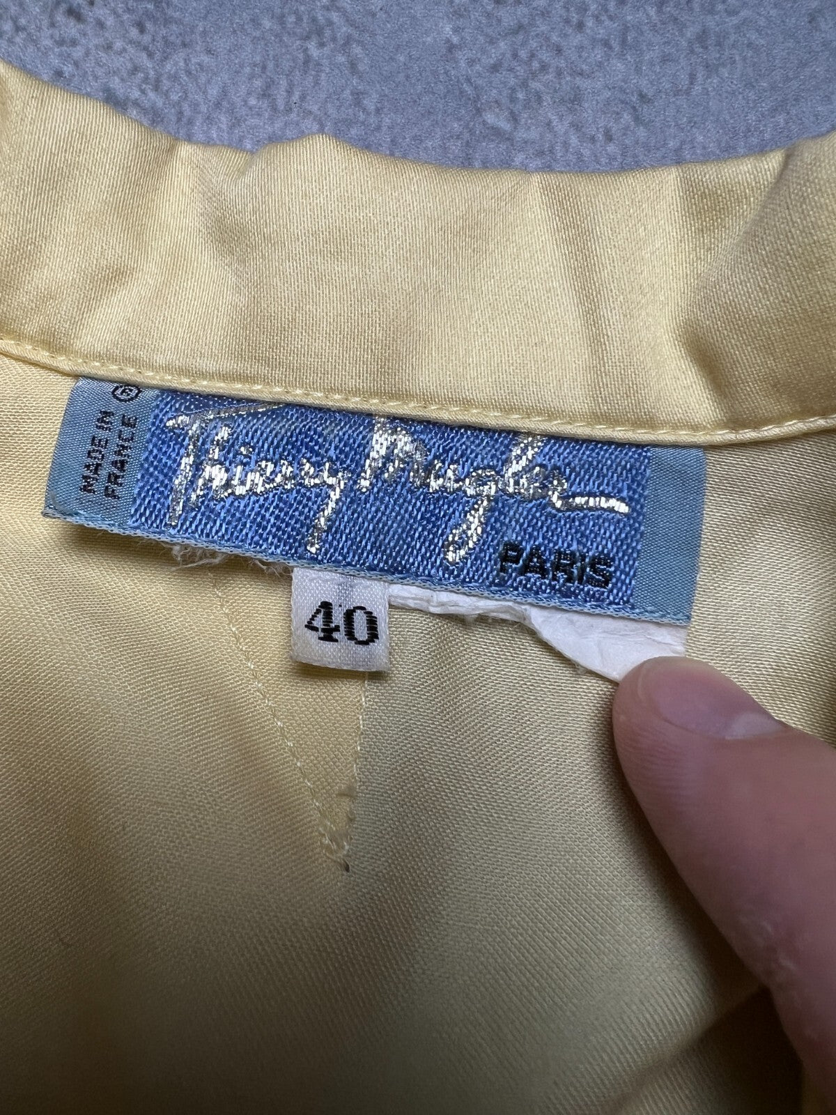 1980s Vintage Thierry Mugler Summer Shirt Dress Skirt Luxury