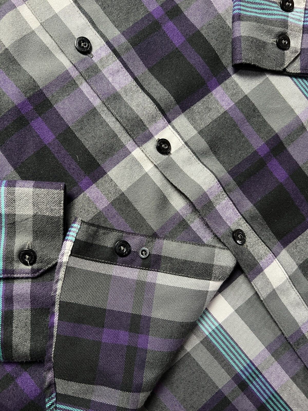 Oakley Outdoor y2k Flannel Luxury Checked Shirt 90s 00s USA