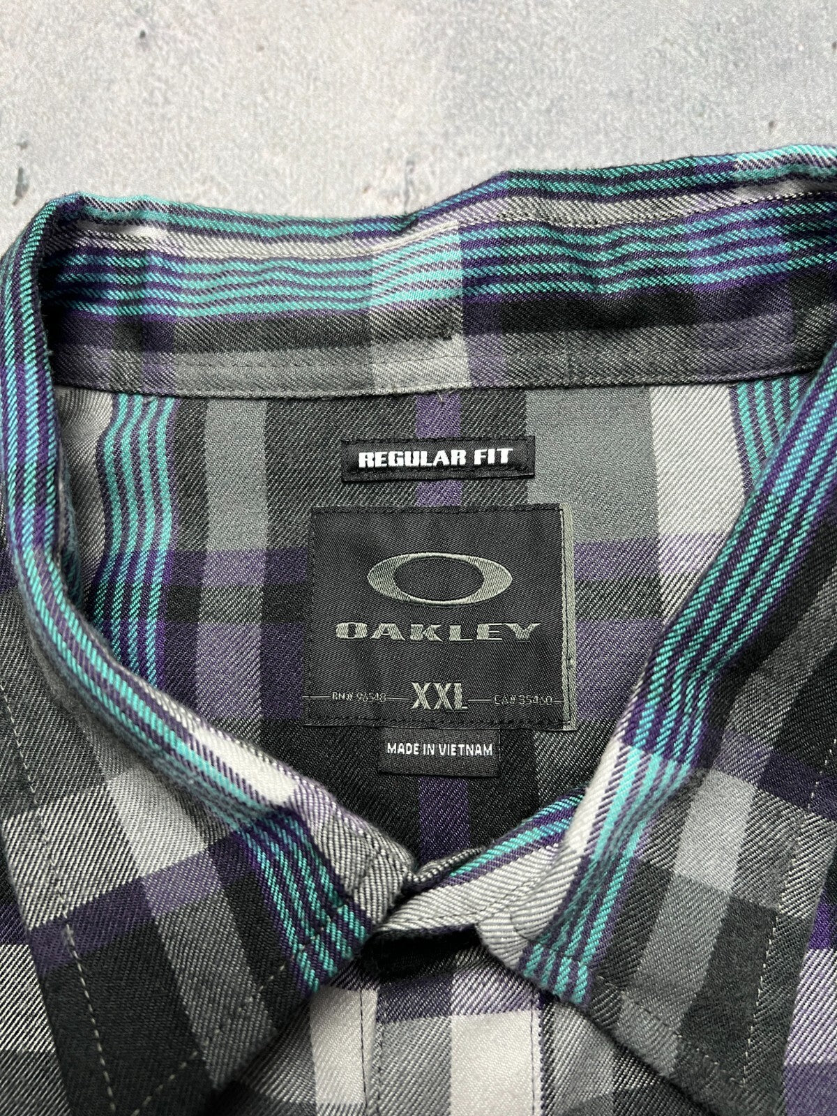 Oakley Outdoor y2k Flannel Luxury Checked Shirt 90s 00s USA