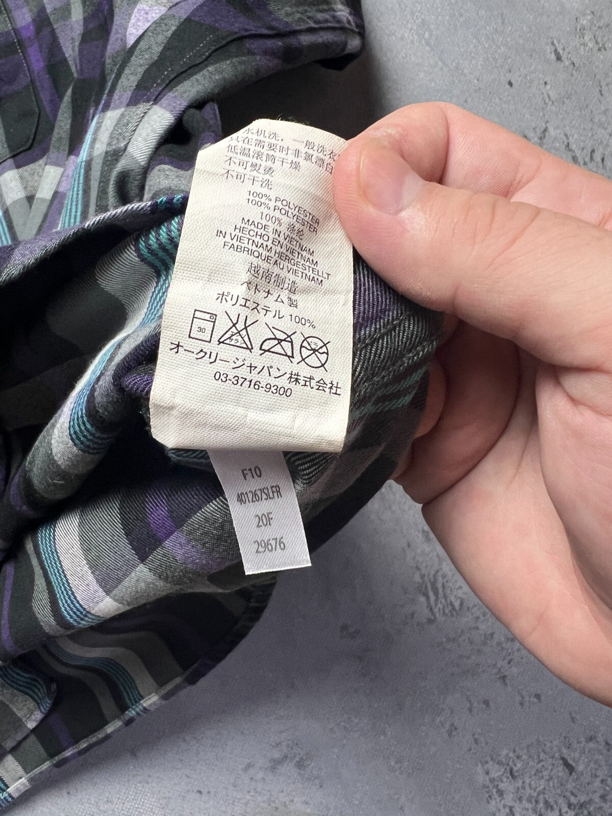 Oakley Outdoor y2k Flannel Luxury Checked Shirt 90s 00s USA