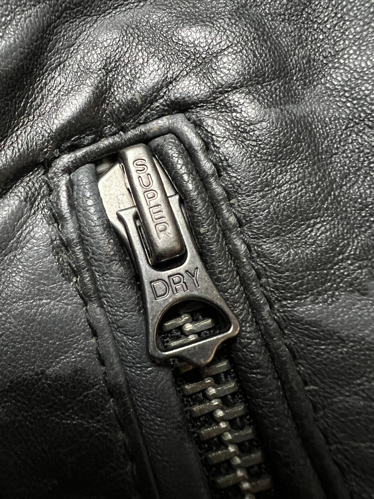 Superdry Yokohama Racing Rocker Cropped Leather Biker Jacket
