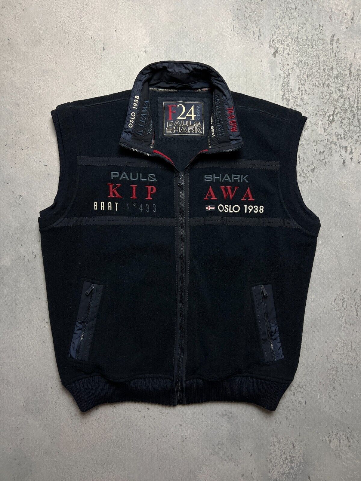 Gilet Paul&Shark Polar Vest Yachting Kipawa Oslo 1938 F24, Base Sintetica 00s