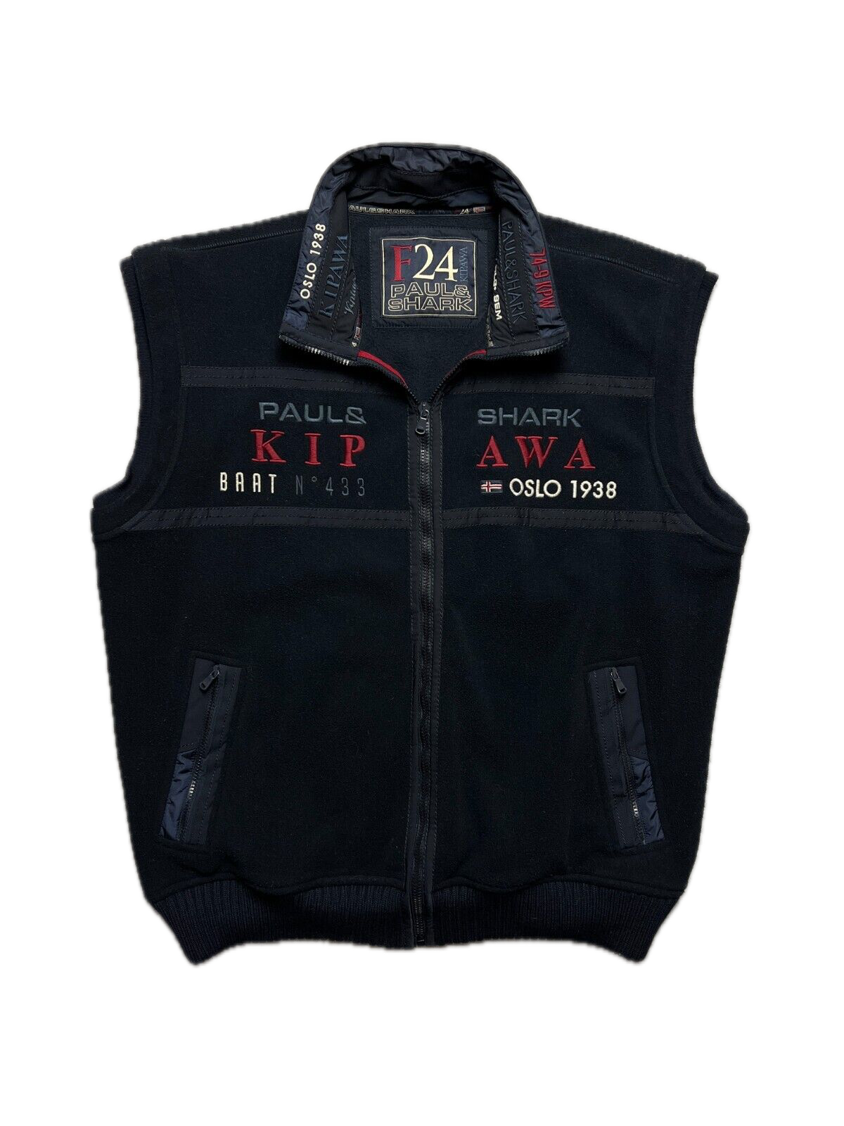 Gilet Paul&Shark Polar Vest Yachting Kipawa Oslo 1938 F24, Base Sintetica 00s