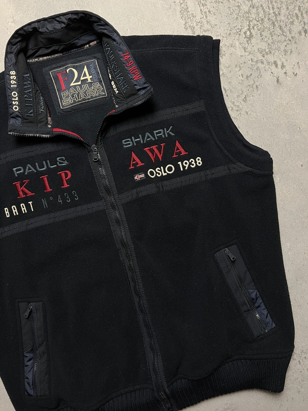 Gilet Paul&Shark Polar Vest Yachting Kipawa Oslo 1938 F24, Base Sintetica 00s