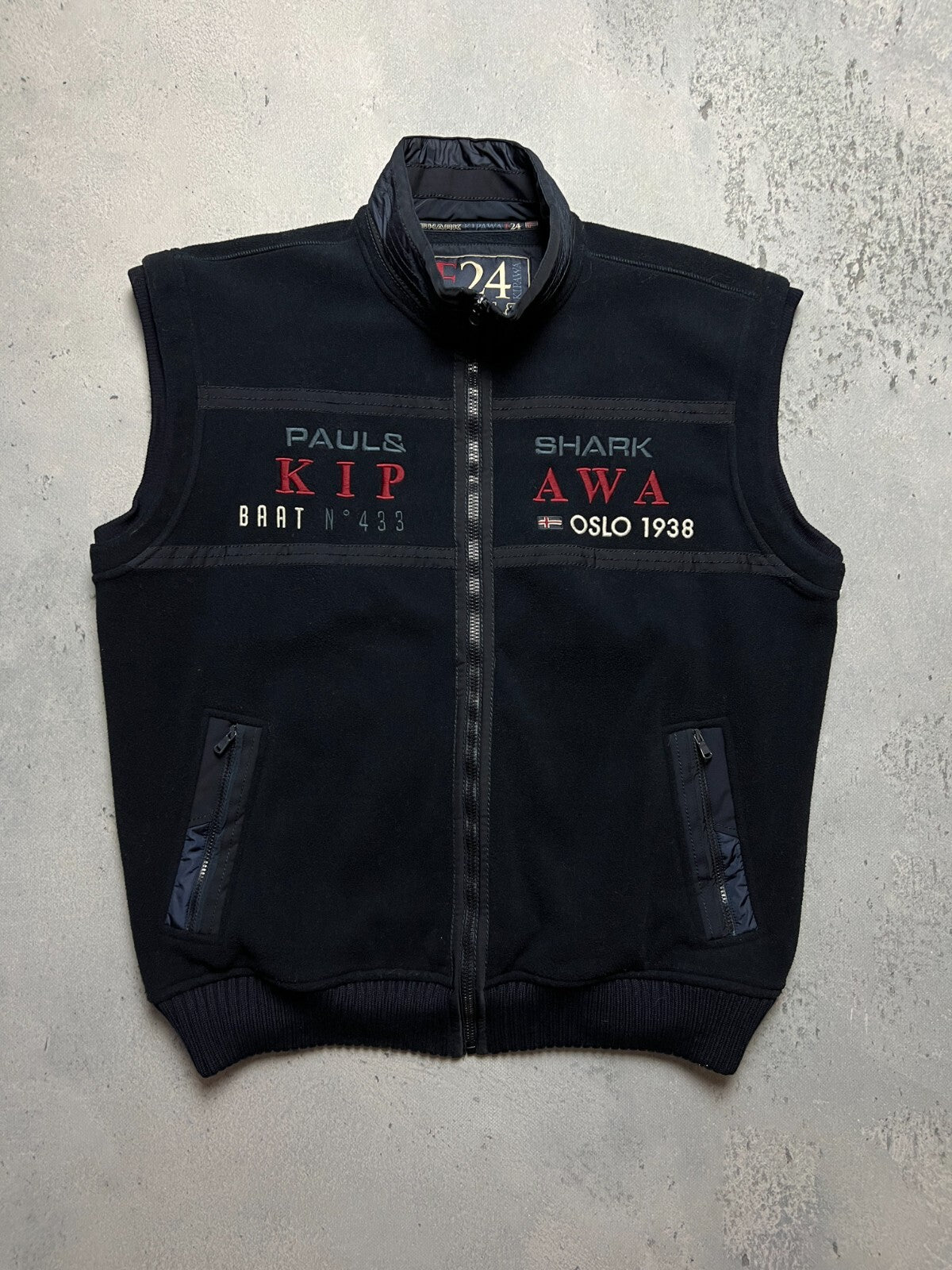 Gilet Paul&Shark Polar Vest Yachting Kipawa Oslo 1938 F24, Base Sintetica 00s