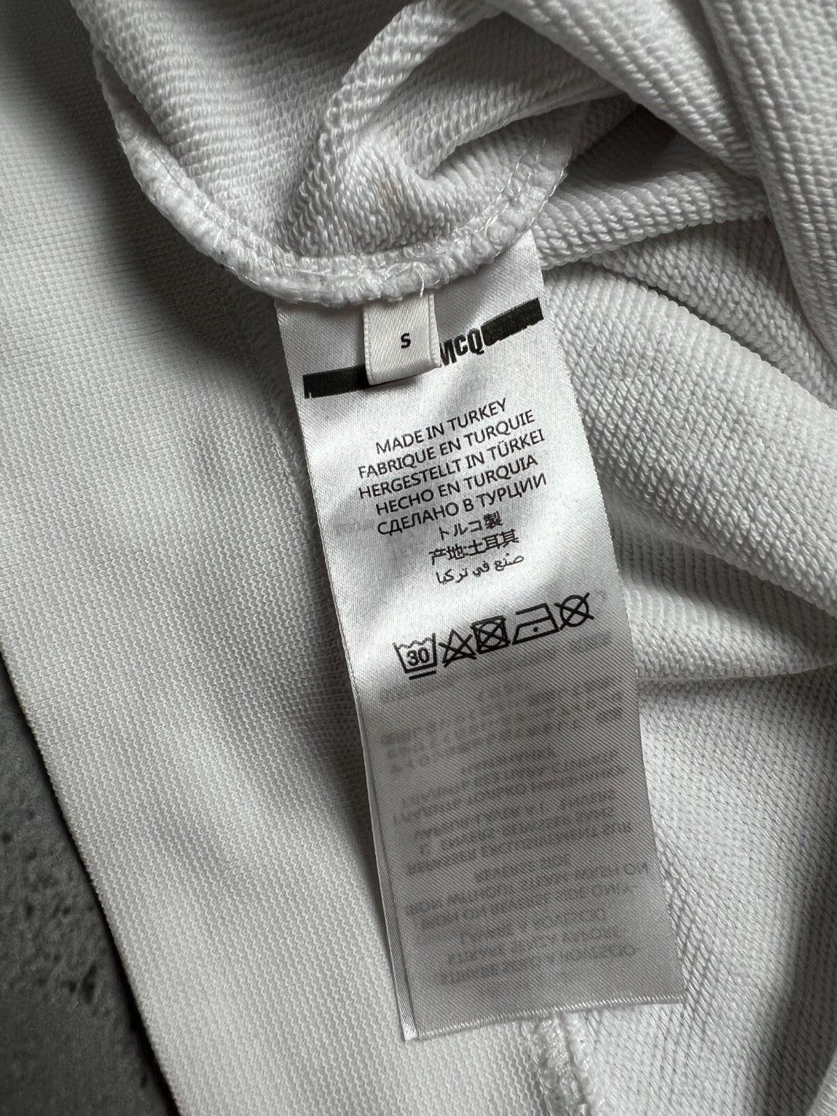 McQ Alexander McQueen Embroidered Repeated Monogram Big Logo