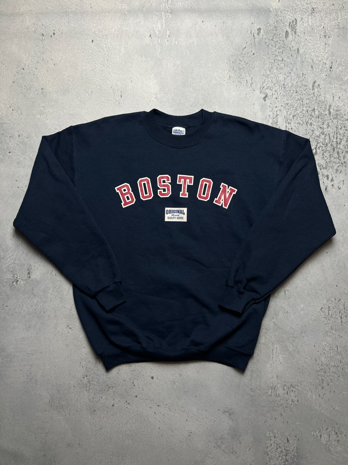 Boston Original Crewneck Sweatshirt Embroidery 00s 90s USA