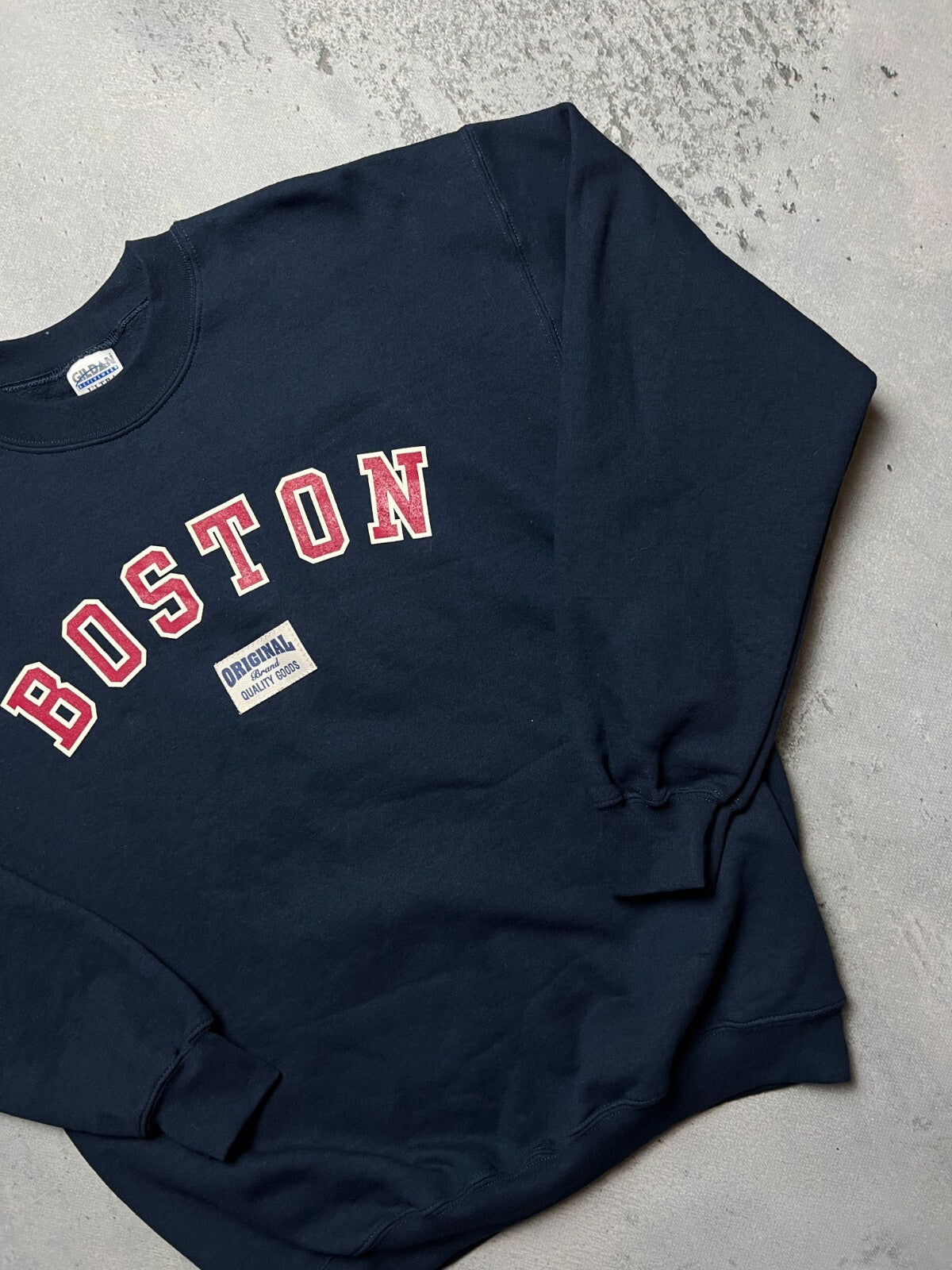 Boston Original Crewneck Sweatshirt Embroidery 00s 90s USA