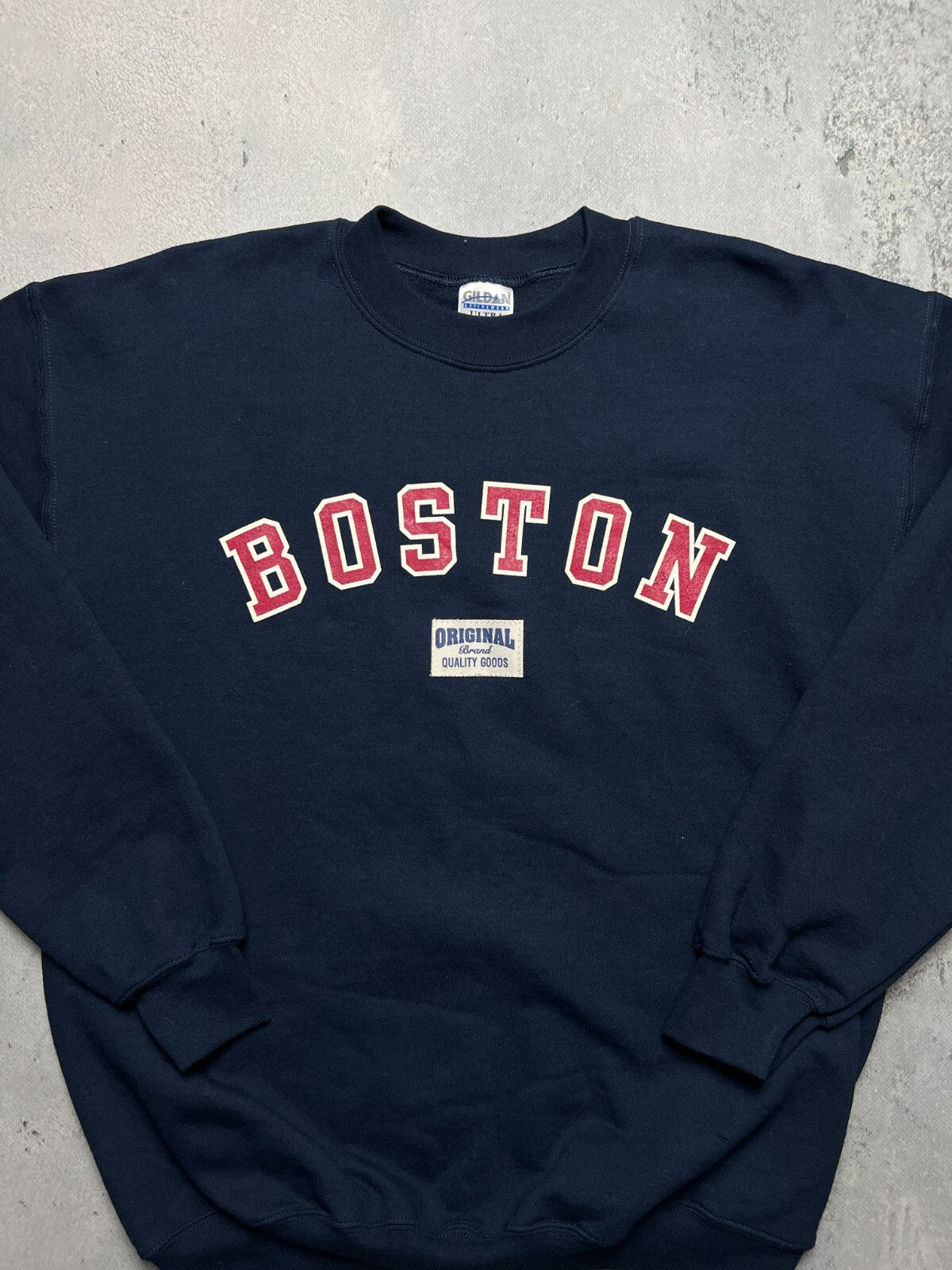 Boston Original Crewneck Sweatshirt Embroidery 00s 90s USA