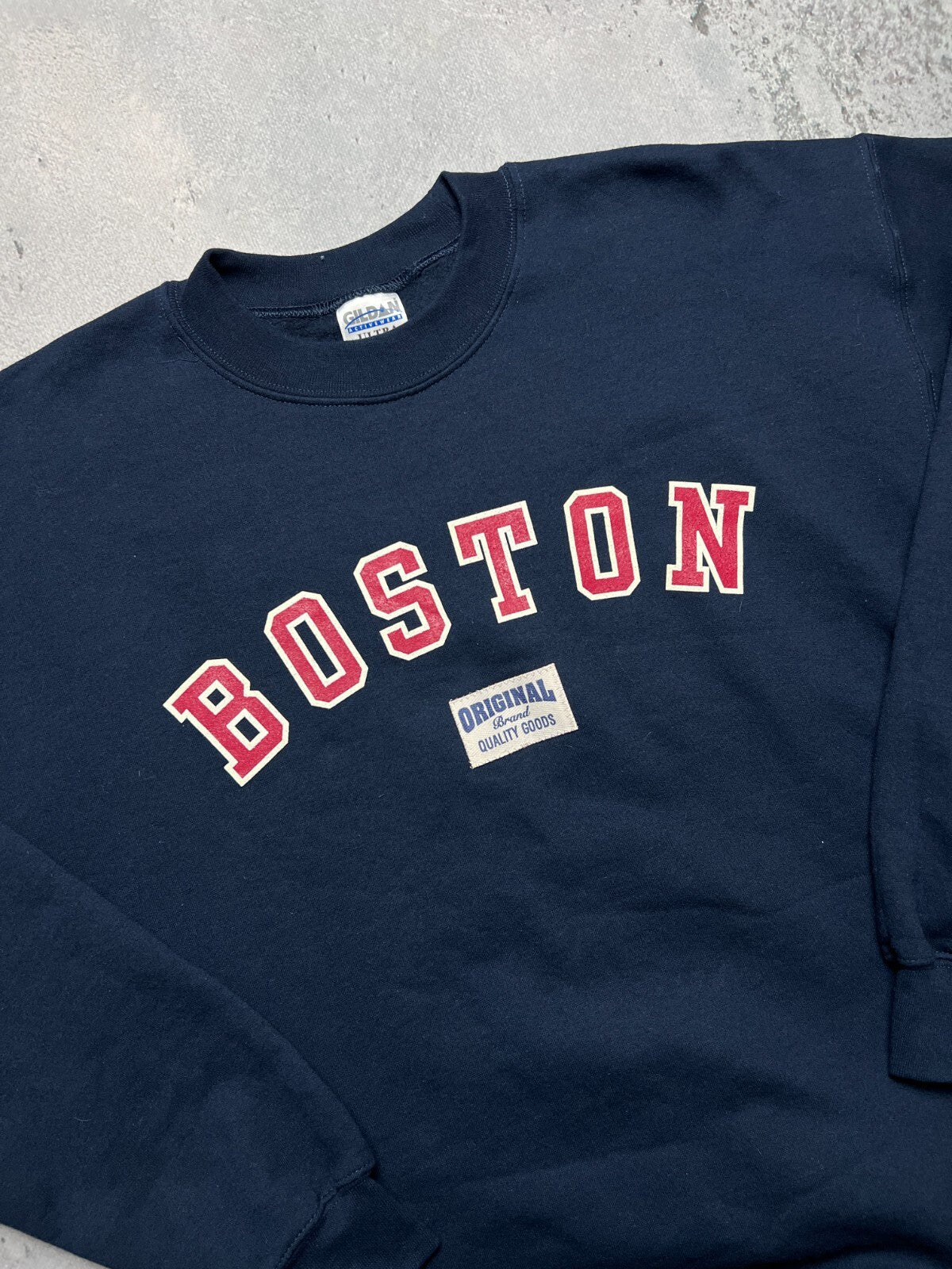 Boston Original Crewneck Sweatshirt Embroidery 00s 90s USA