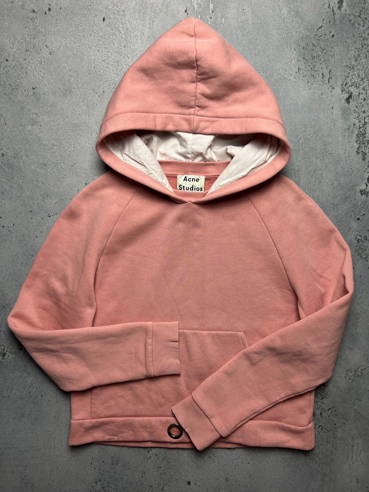 Acne Studios Pink Hoodie Vania FL PSS15 Opium Avant Garde