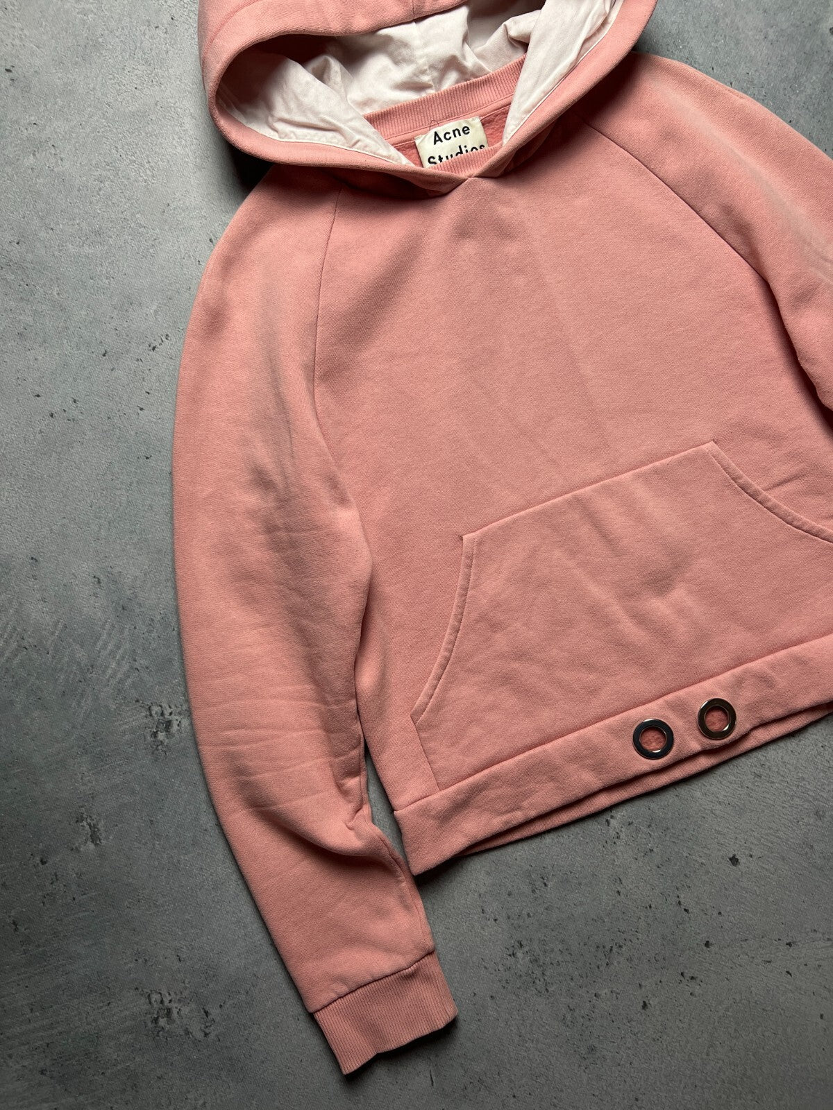 Acne Studios Pink Hoodie Vania FL PSS15 Opium Avant Garde