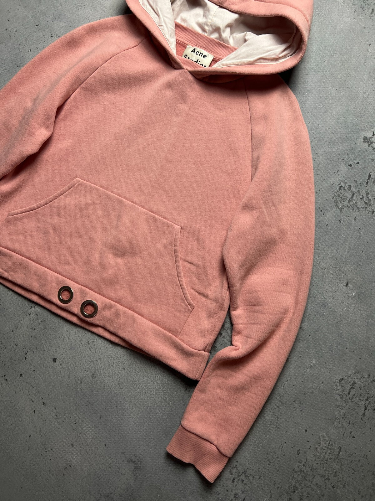 Acne Studios Pink Hoodie Vania FL PSS15 Opium Avant Garde