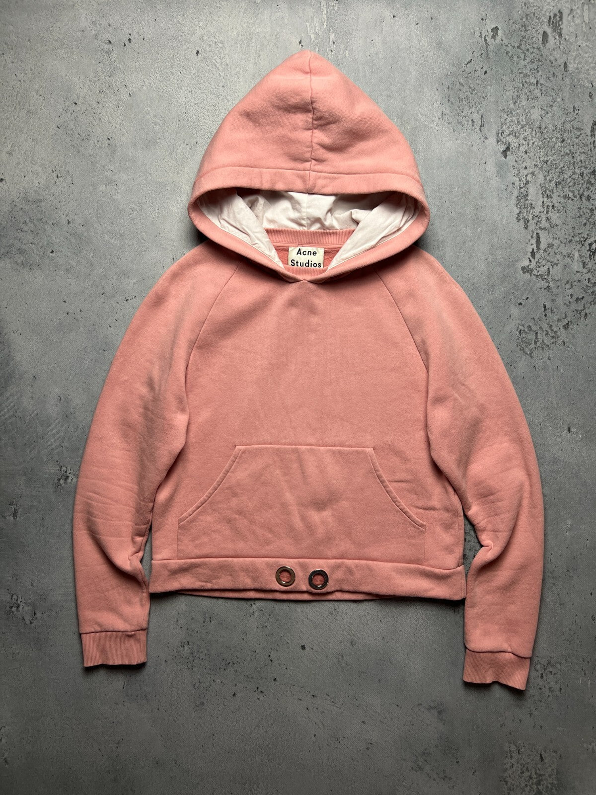Acne Studios Pink Hoodie Vania FL PSS15 Opium Avant Garde