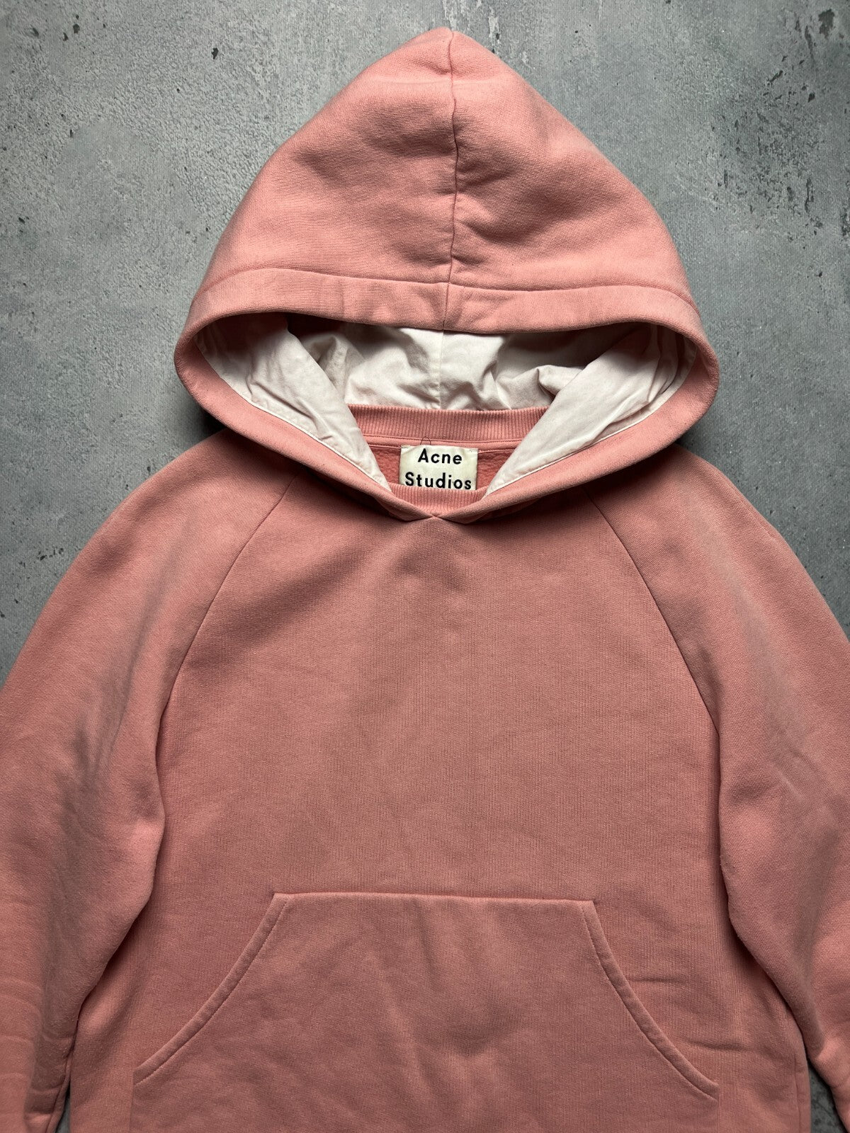 Acne Studios Pink Hoodie Vania FL PSS15 Opium Avant Garde