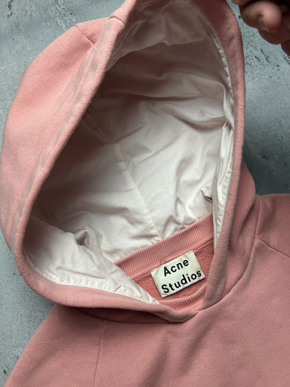 Acne Studios Pink Hoodie Vania FL PSS15 Opium Avant Garde