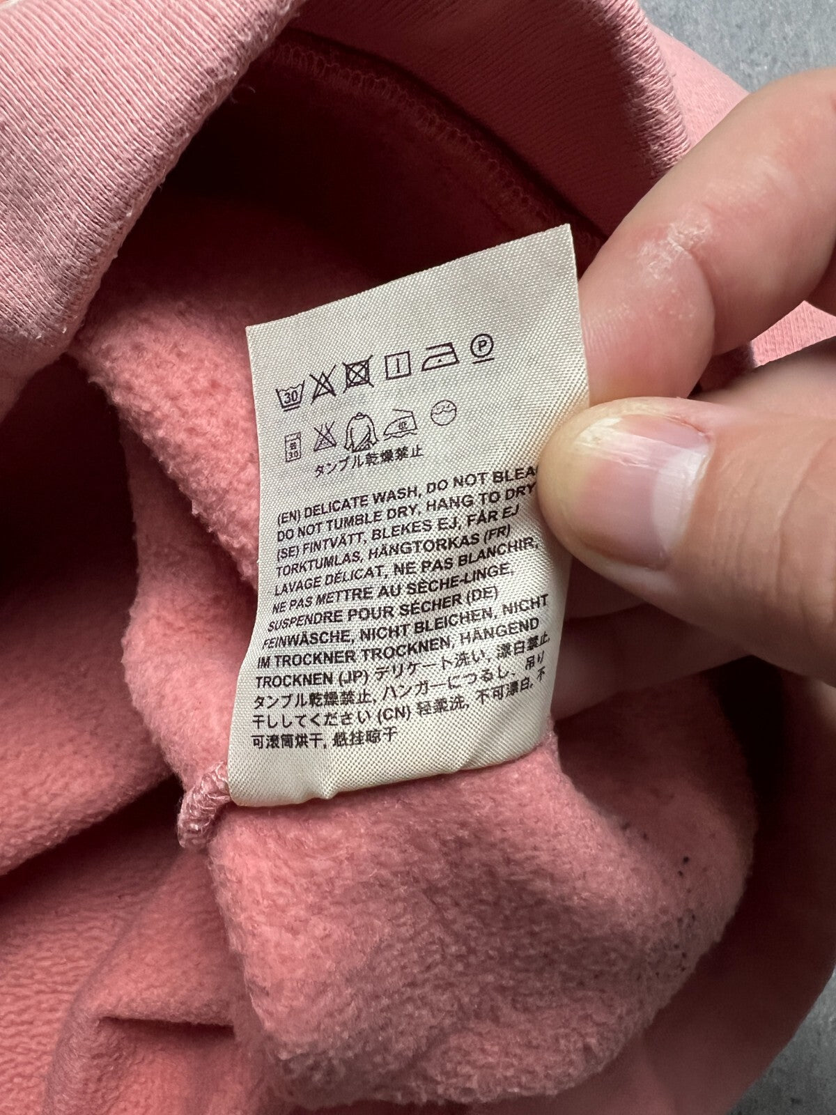 Acne Studios Pink Hoodie Vania FL PSS15 Opium Avant Garde