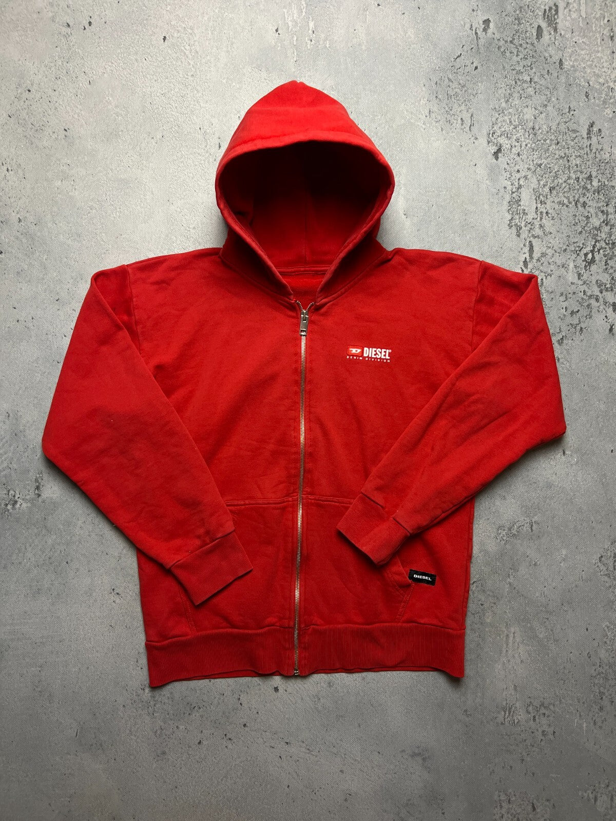 Diesel Vintage Hoodie Mohawk Punk Big Logo y2k Archive 90s