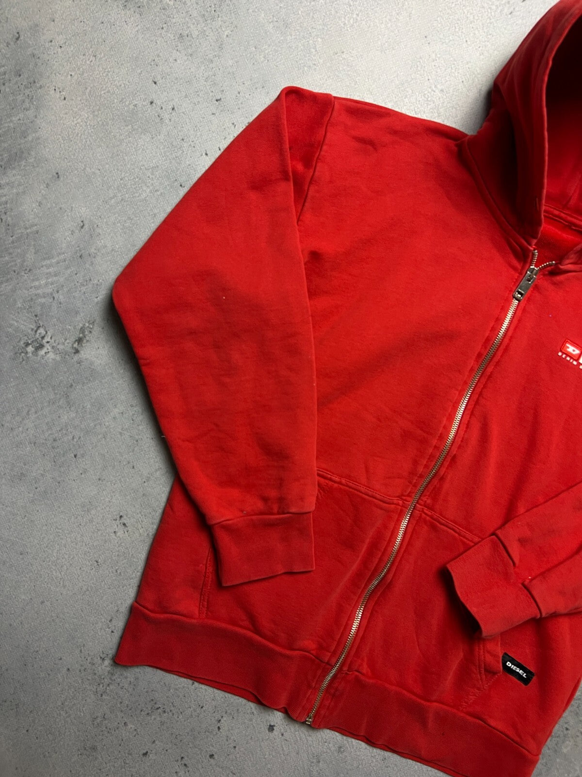 Diesel Vintage Hoodie Mohawk Punk Big Logo y2k Archive 90s
