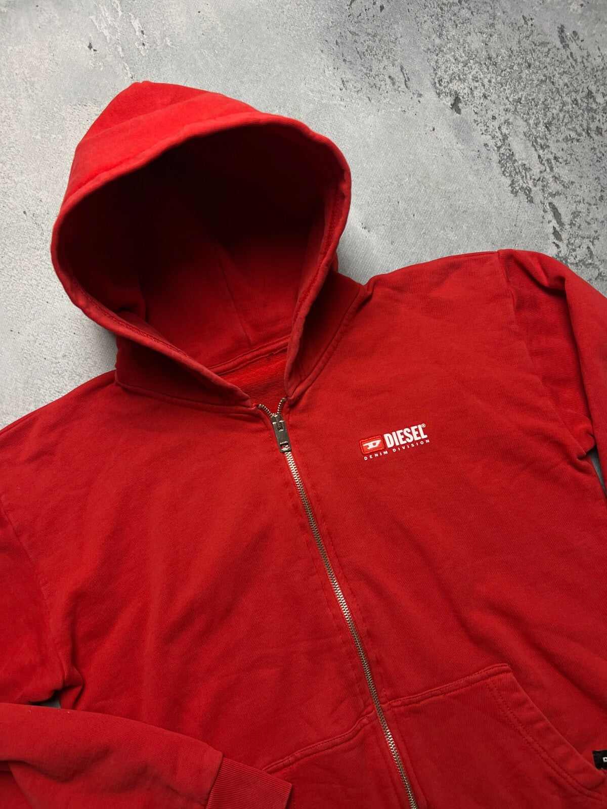 Diesel Vintage Hoodie Mohawk Punk Big Logo y2k Archive 90s