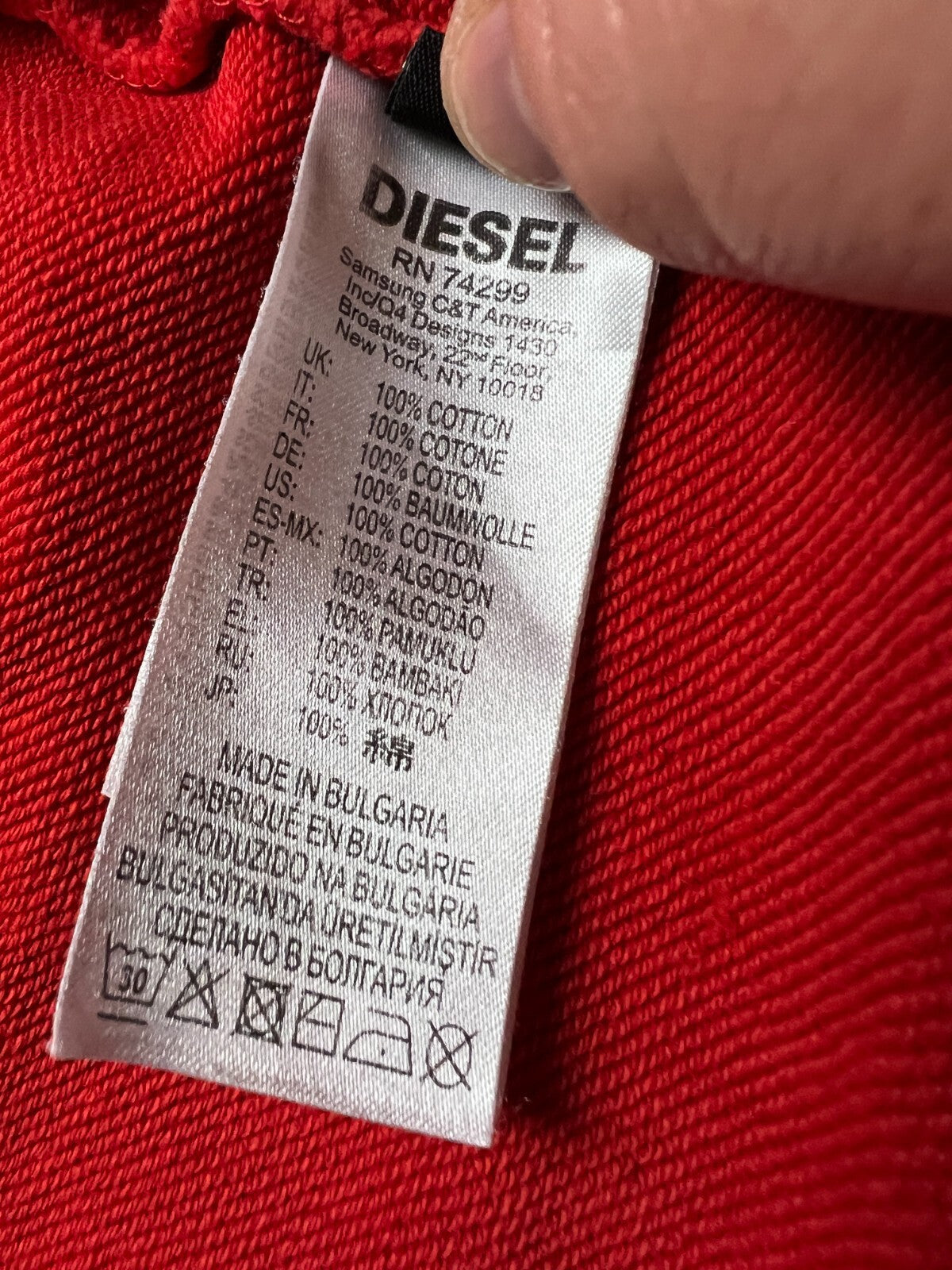 Diesel Vintage Hoodie Mohawk Punk Big Logo y2k Archive 90s