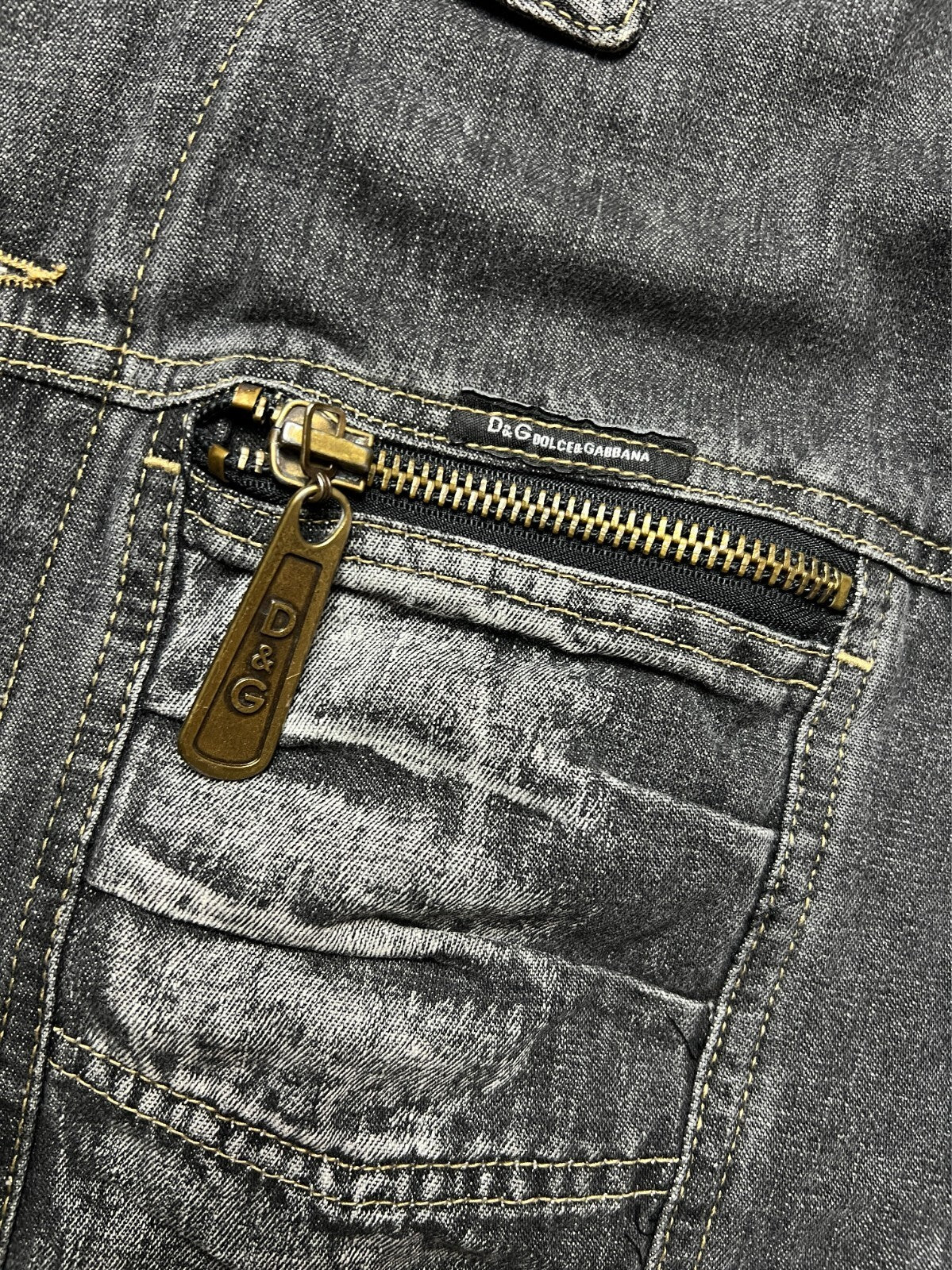 Archive Dolce & Gabbana Denim Vintage Jacket 90s y2k Rare