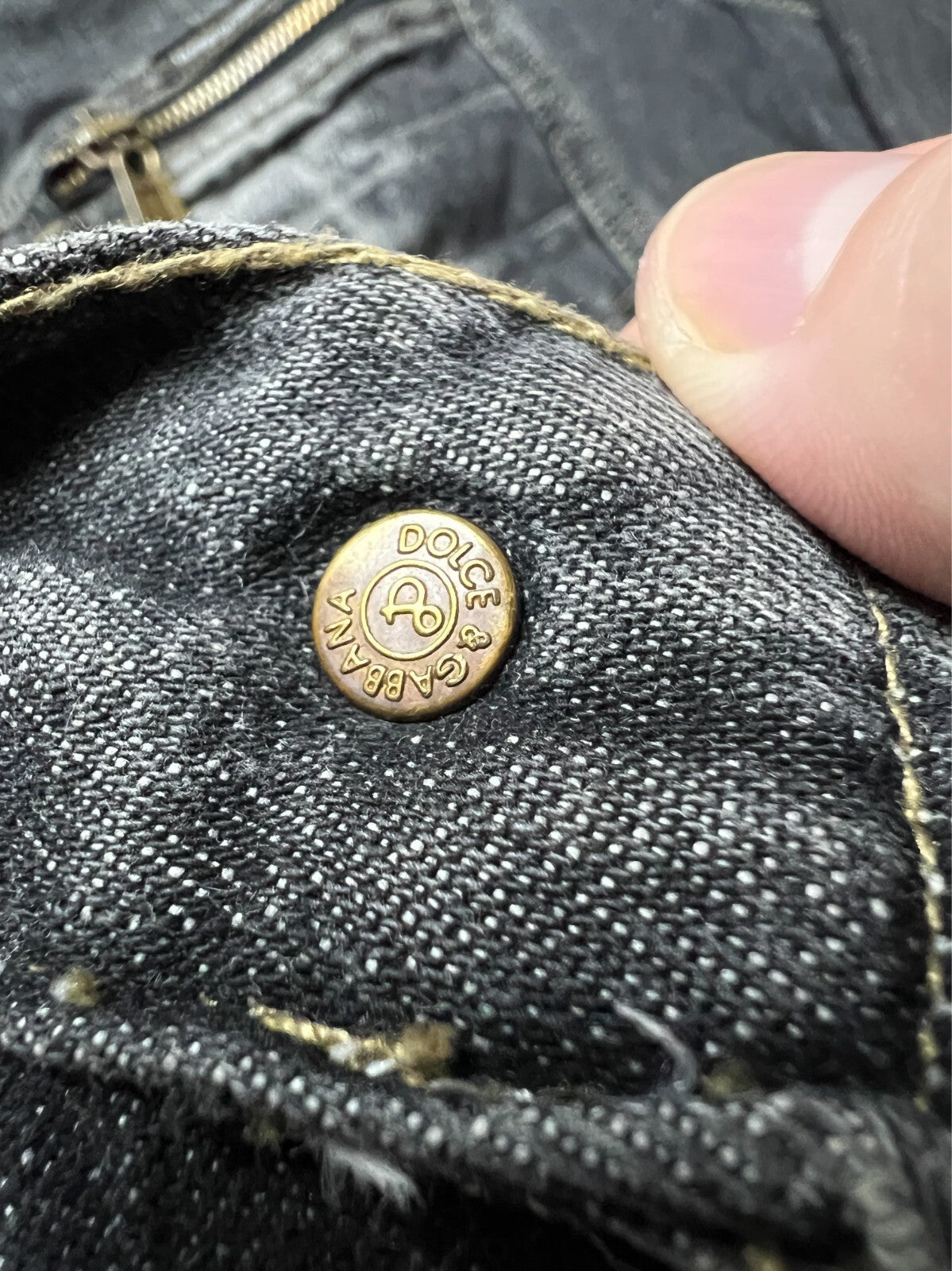 Archive Dolce & Gabbana Denim Vintage Jacket 90s y2k Rare