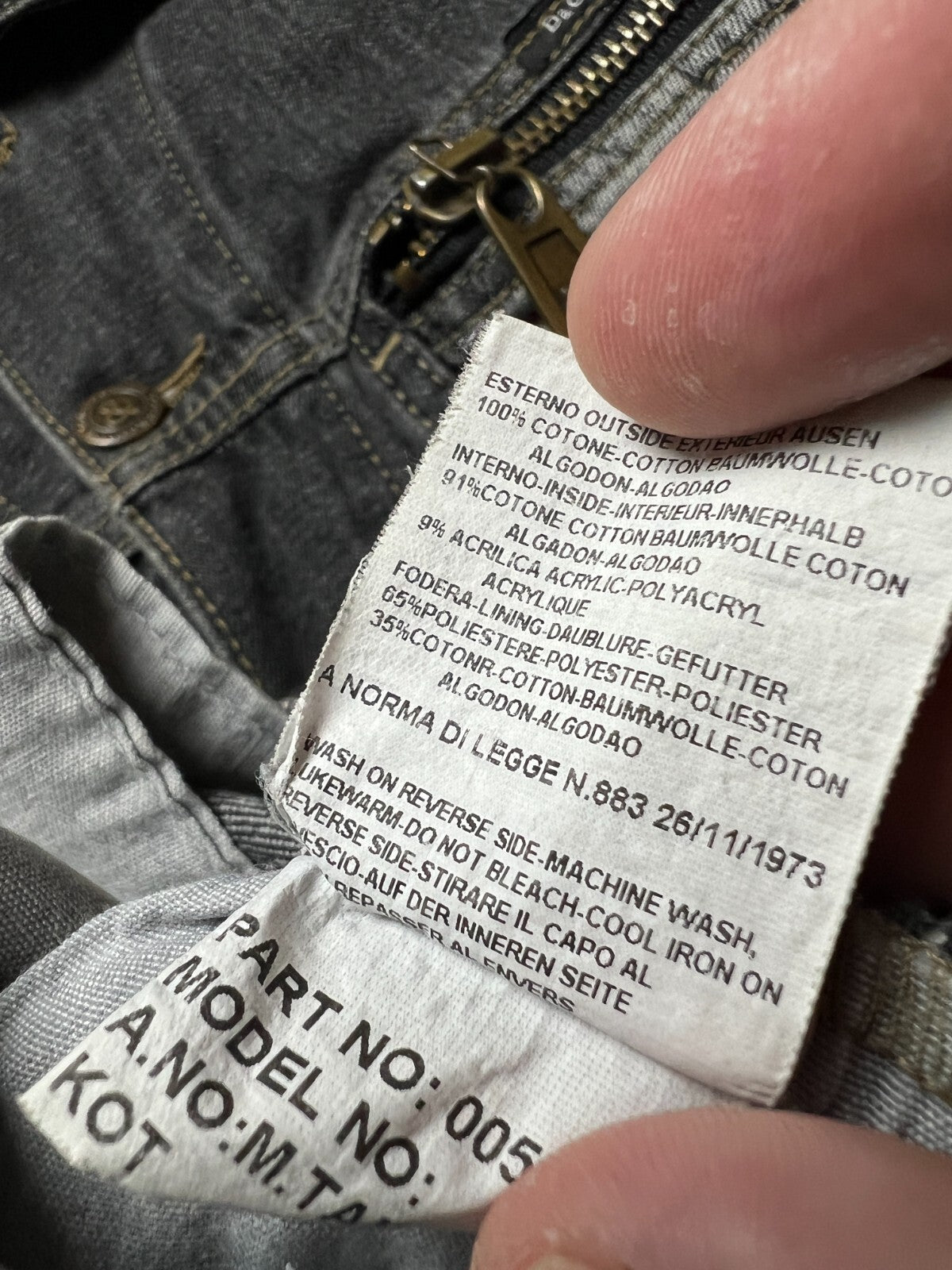 Archive Dolce & Gabbana Denim Vintage Jacket 90s y2k Rare