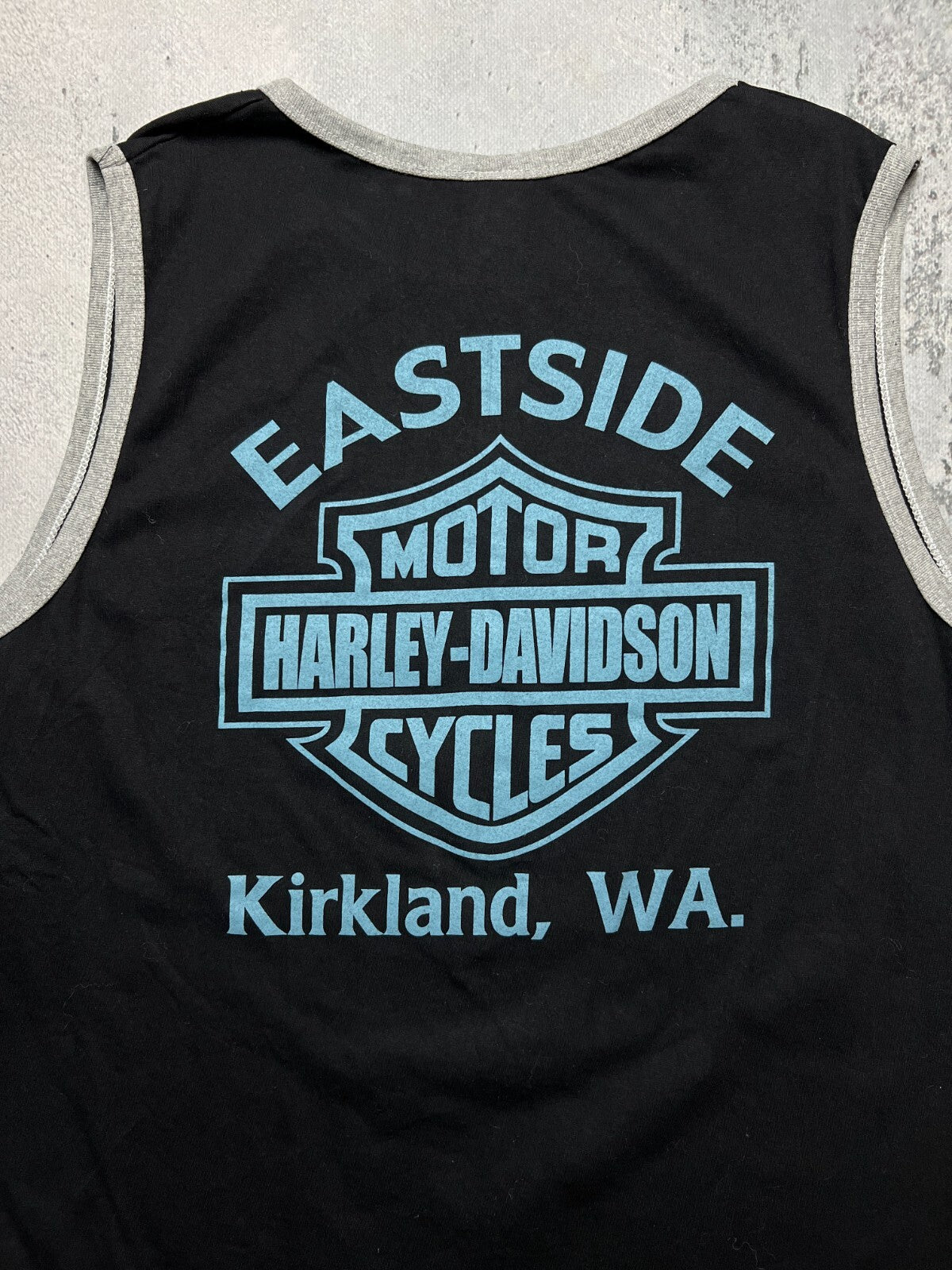 3d Emblem Harley Davidson 90s Vintage Eagle Tank Tee USA y2k