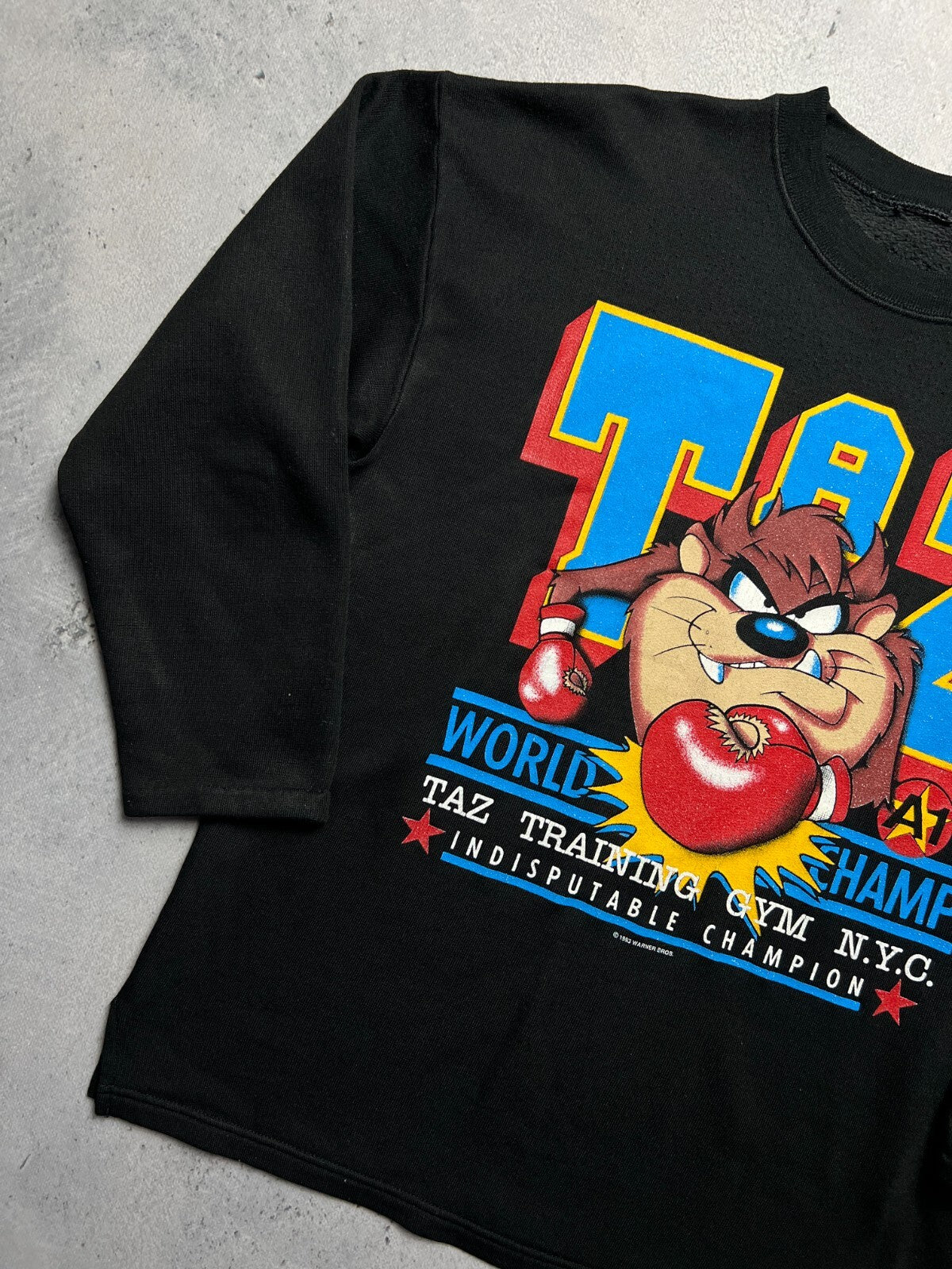 Vintage 1993 Warner Bros Tazmanian Devil Crewneck y2k USA