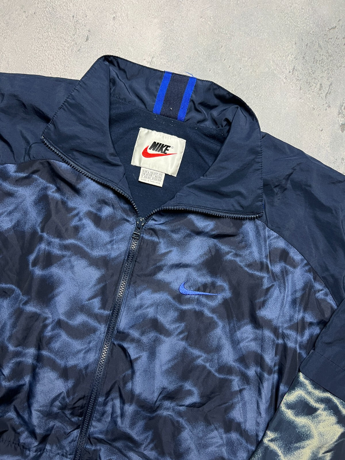 Nike Vintage Big Logo Track Jacket Swoosh Zip-Up y2k 90s USA