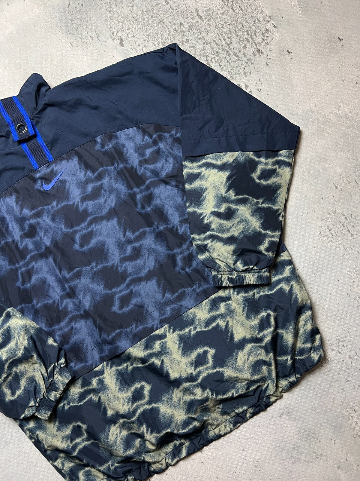 Nike Vintage Big Logo Track Jacket Swoosh Zip-Up y2k 90s USA