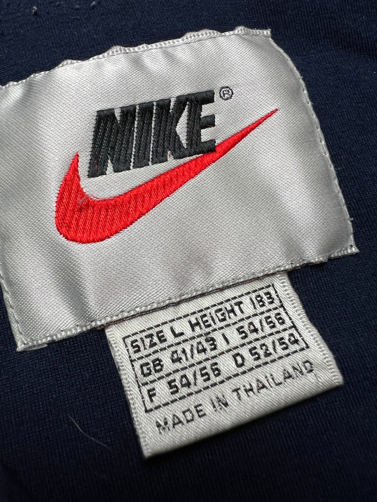 Nike Vintage Big Logo Track Jacket Swoosh Zip-Up y2k 90s USA