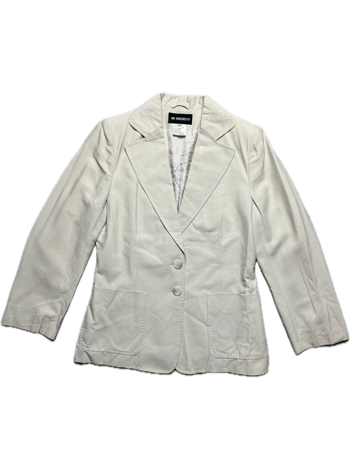 Vintage Ann Demeulemeester Outer Blazer Jacket Size 40