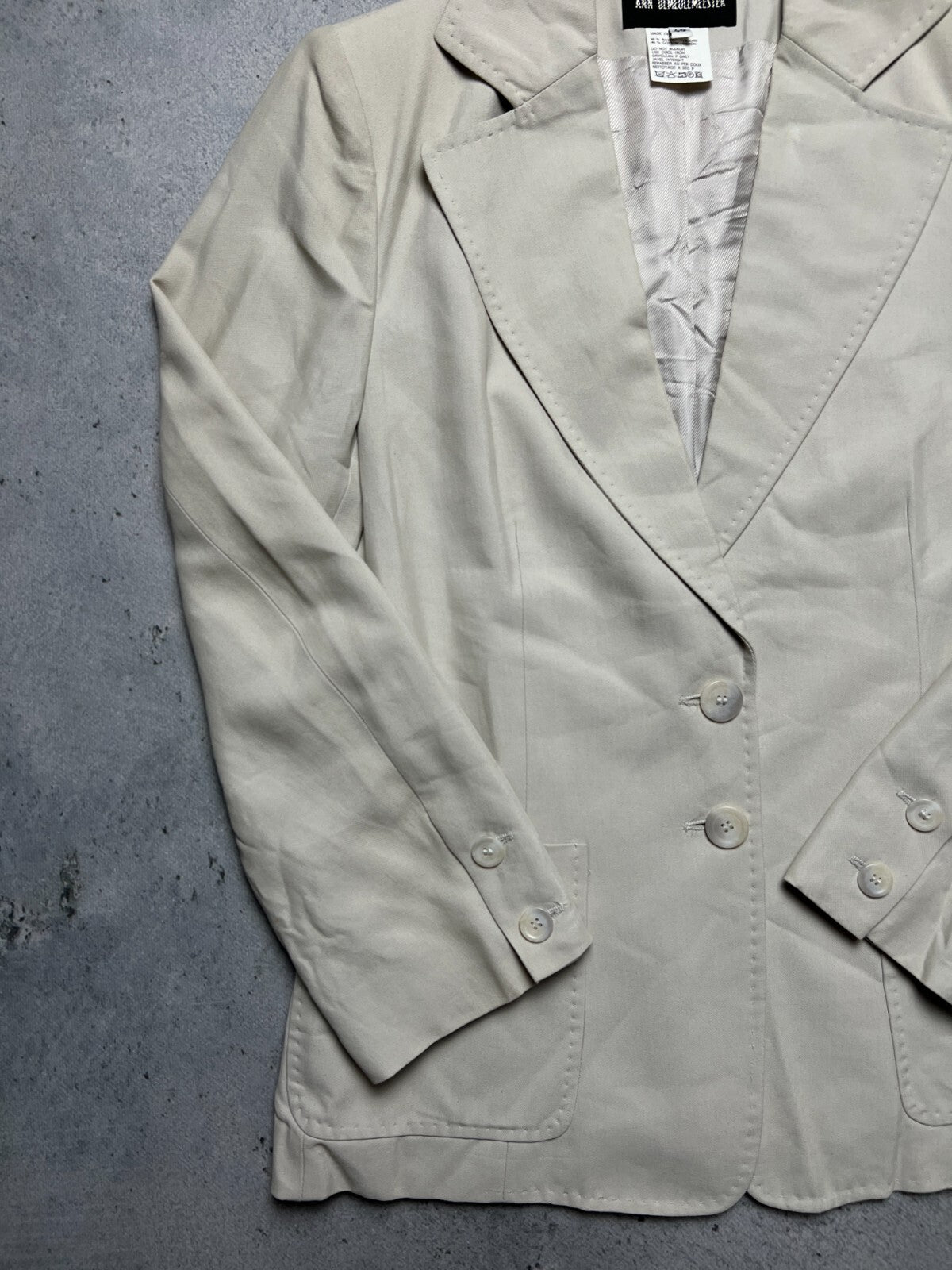 Vintage Ann Demeulemeester Outer Blazer Jacket Size 40