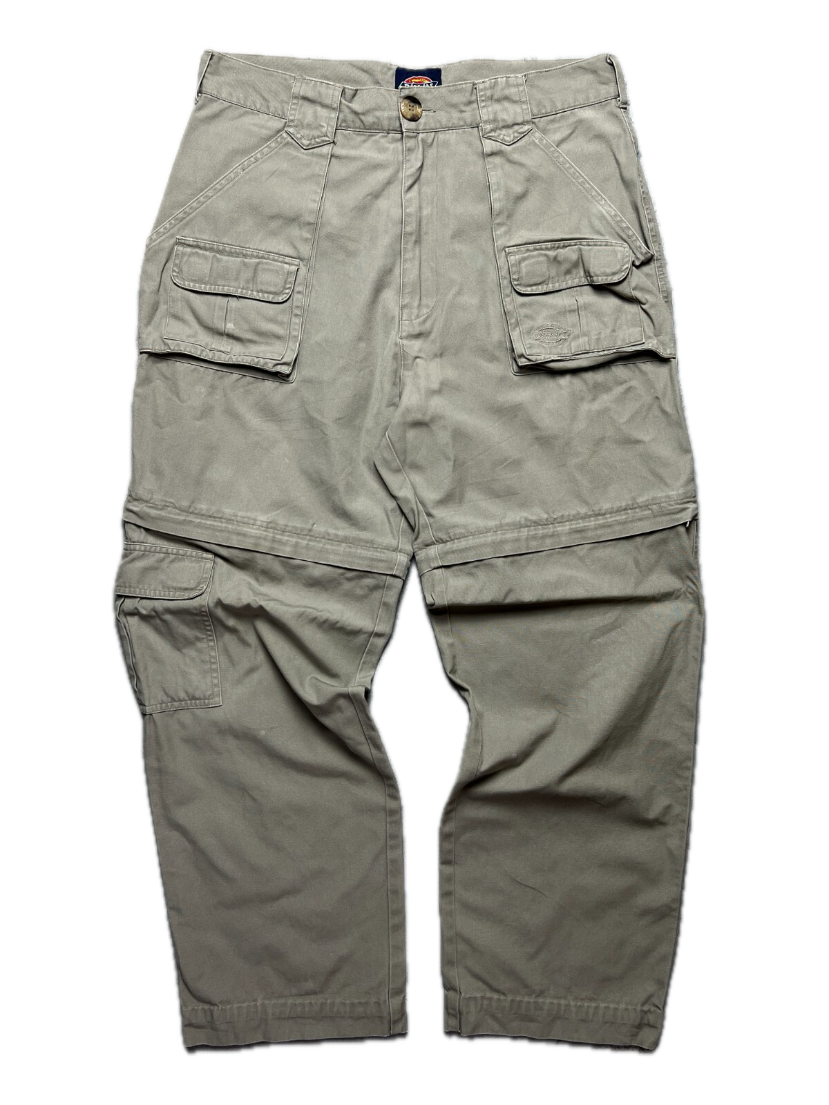 Vintage Dickies 2in1 Cargo Pants transformer Shorts y2k 00s