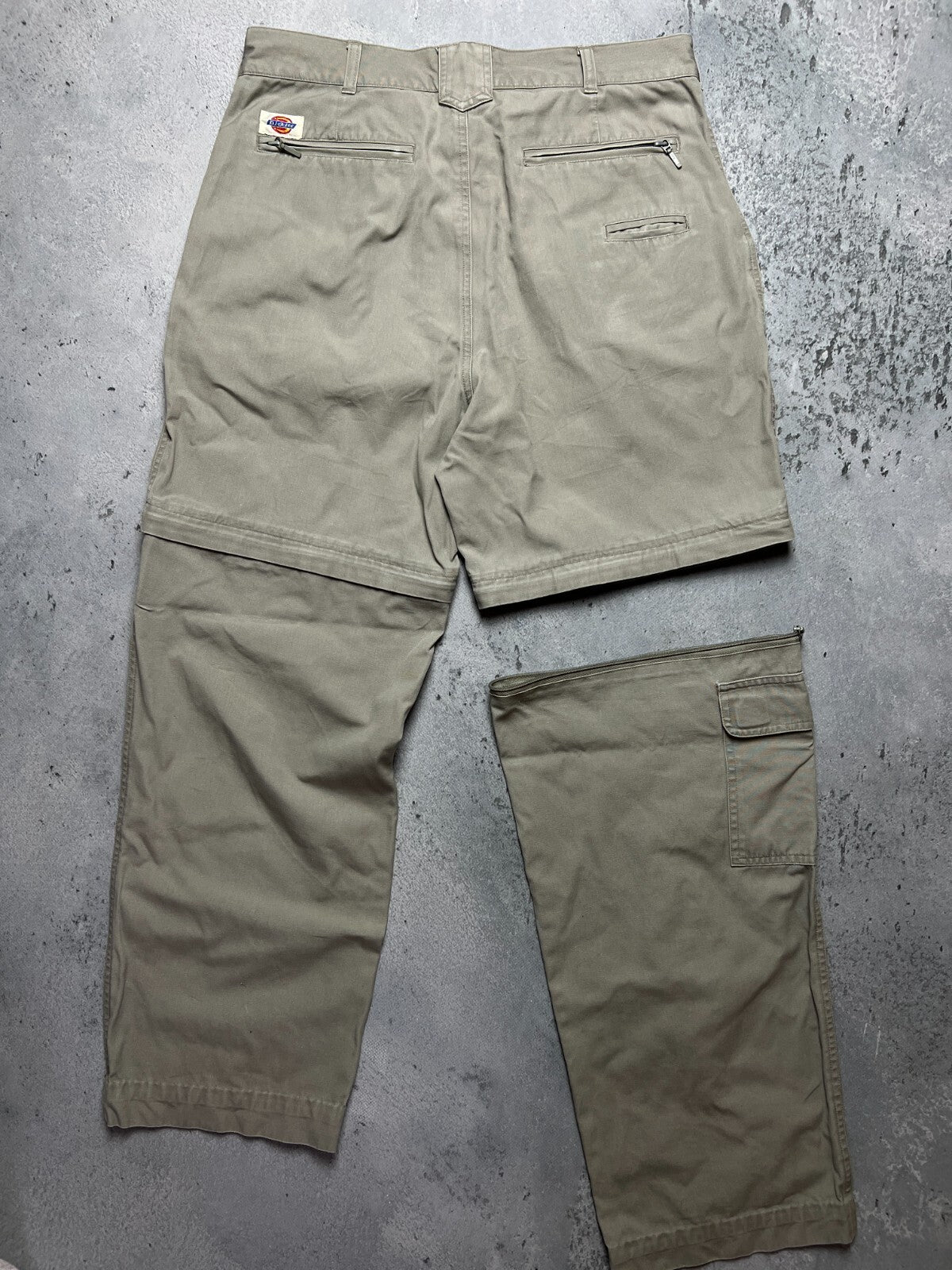 Vintage Dickies 2in1 Cargo Pants transformer Shorts y2k 00s