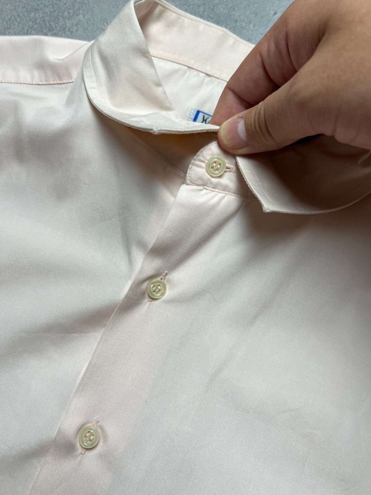 YSL Shirt Cotton Yves Saint Laurent Summer Shirtsleeve 90s