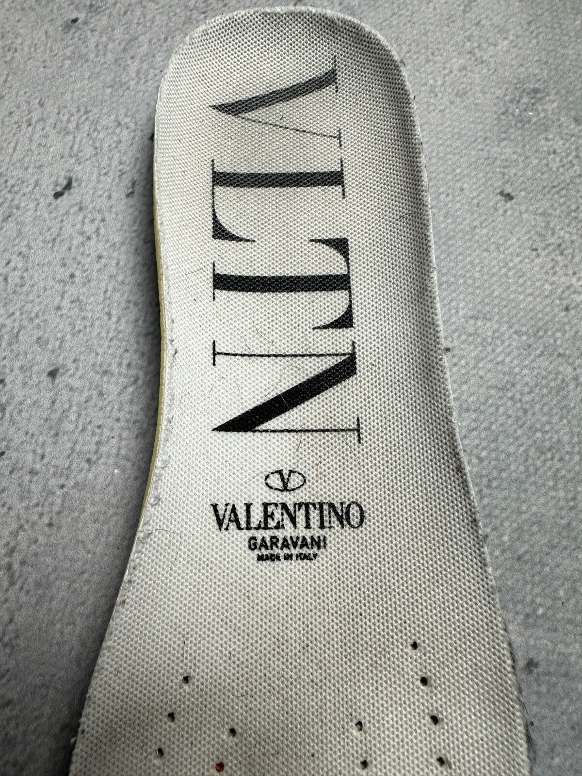 Valentino Sneakers Bounce Raised Sole Low Top Trainers White