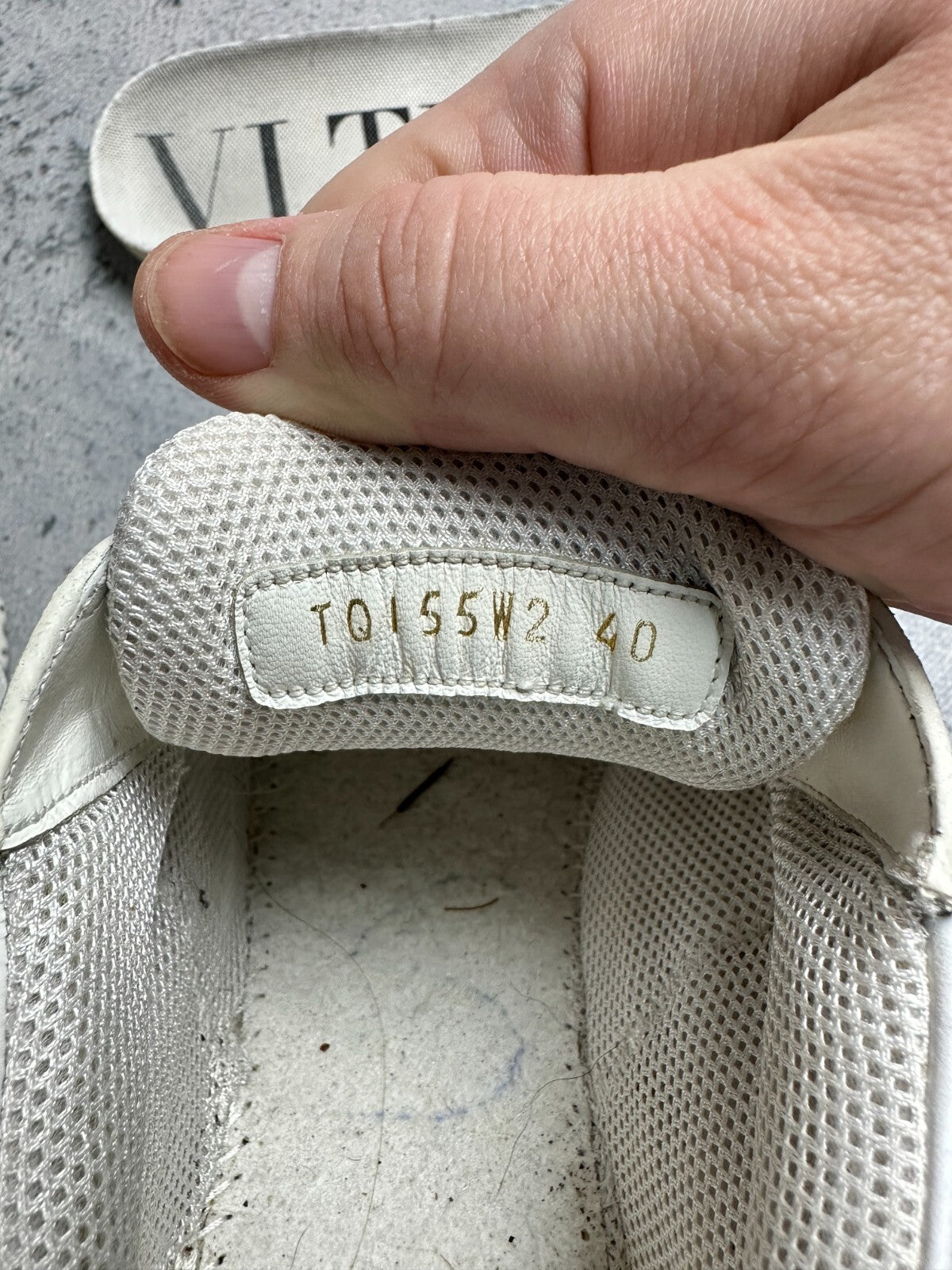Valentino Sneakers Bounce Raised Sole Low Top Trainers White