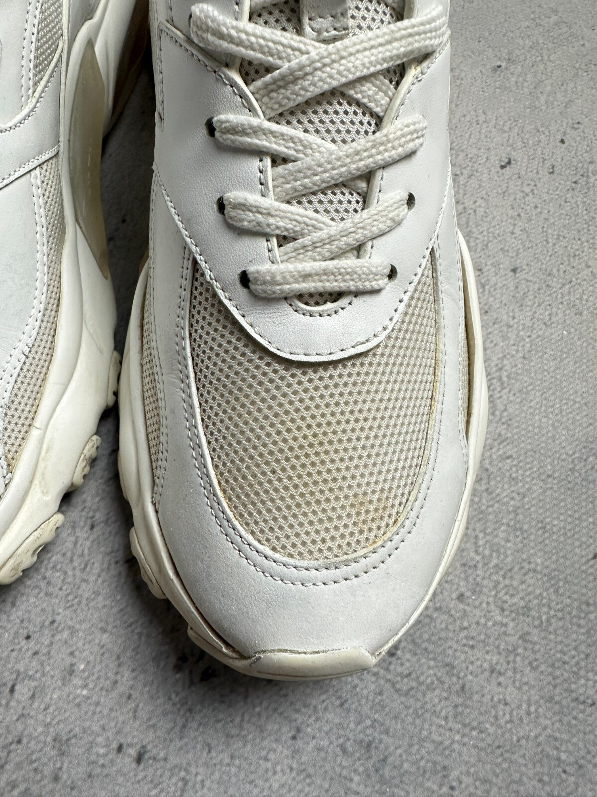 Valentino Sneakers Bounce Raised Sole Low Top Trainers White