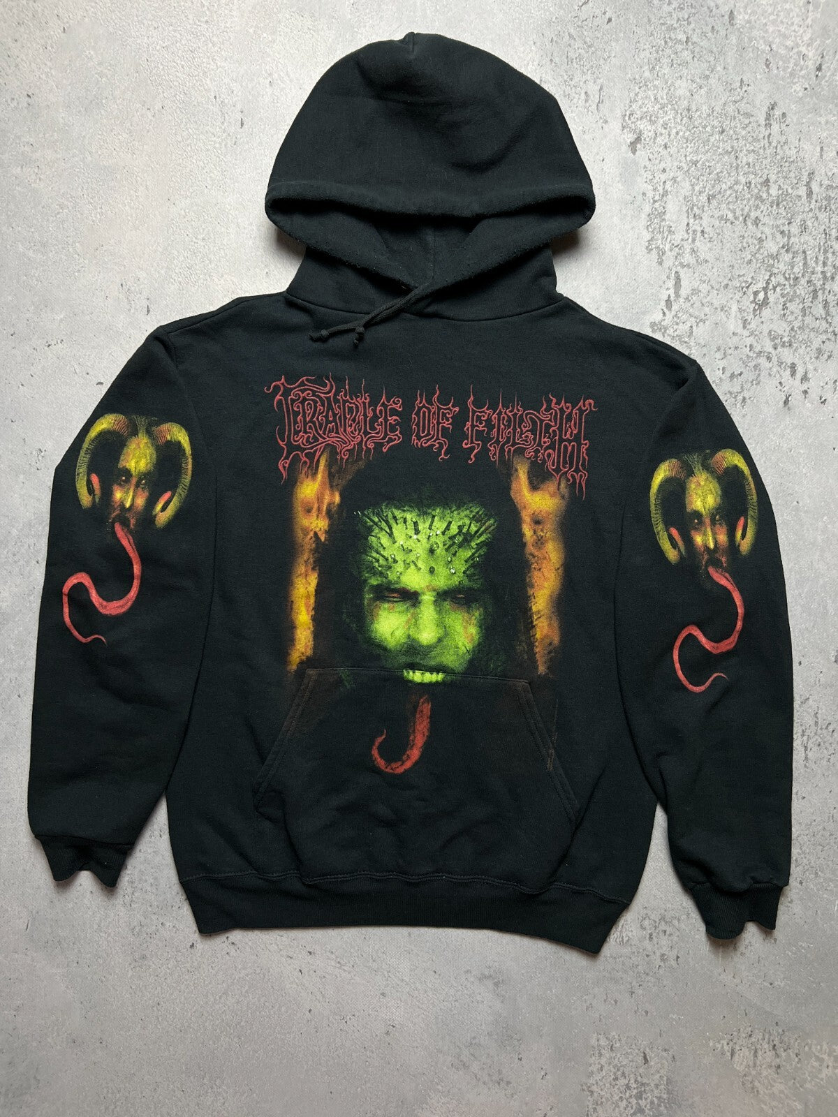 Cradle of Filth Evil Eve Pleaser Hoodie Vintage Rare 00s 90s