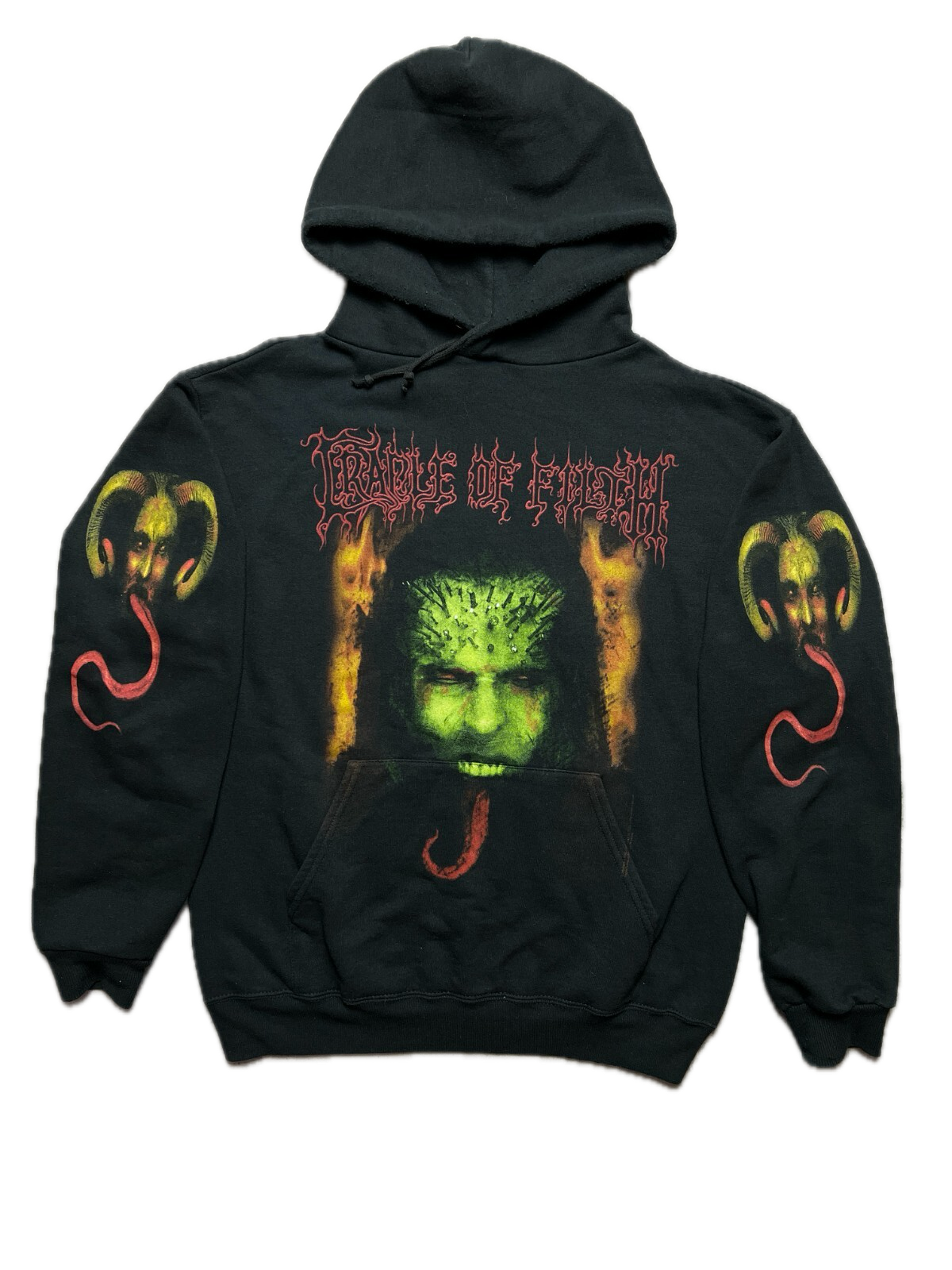 Cradle of Filth Evil Eve Pleaser Hoodie Vintage Rare 00s 90s