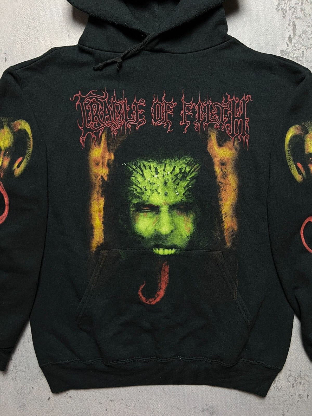 Cradle of Filth Evil Eve Pleaser Hoodie Vintage Rare 00s 90s