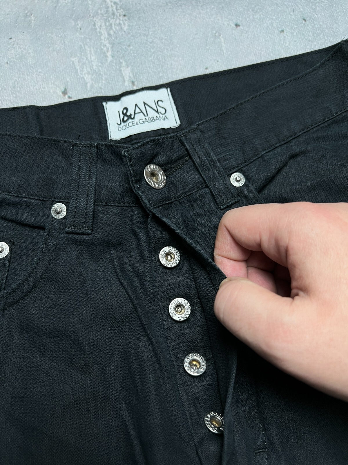 RARE! Dolce & Gabbana Jeans Vintage Pants High waist y2k Lux