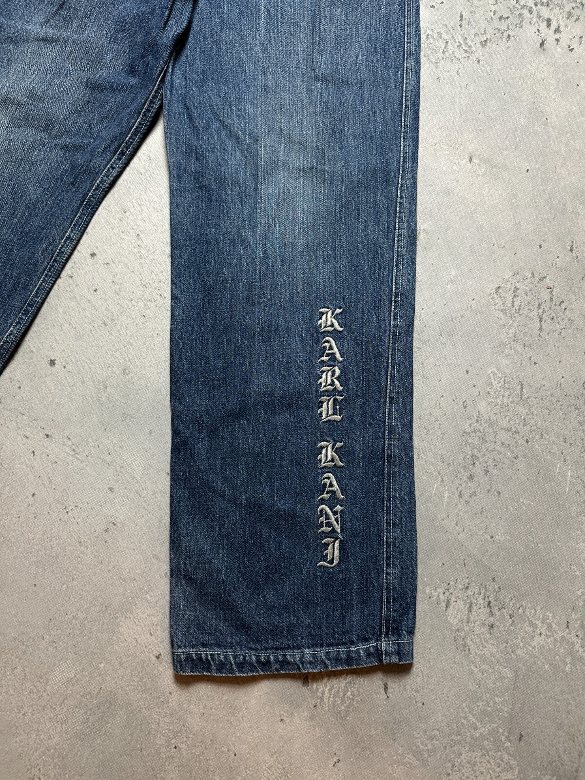Rare Design Karl Kani Vintage 90s Rap Archive Jeans Wide Pants y2k Baggy 1900s
